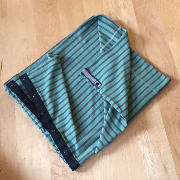 Lululemon Vinyasa Scarf *Rulu Deenie Stripe Desert Olive Fatigue Green - Picture 5 of 6